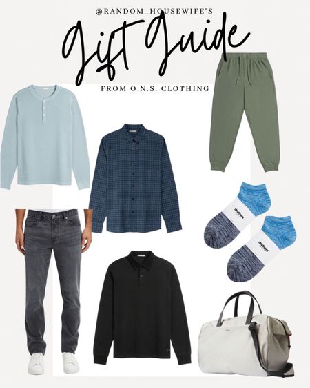 O.N.S. Clothing has some great menswear to gift this year! Loving these pieces! 

#LTKGiftGuide #LTKmens #LTKHoliday