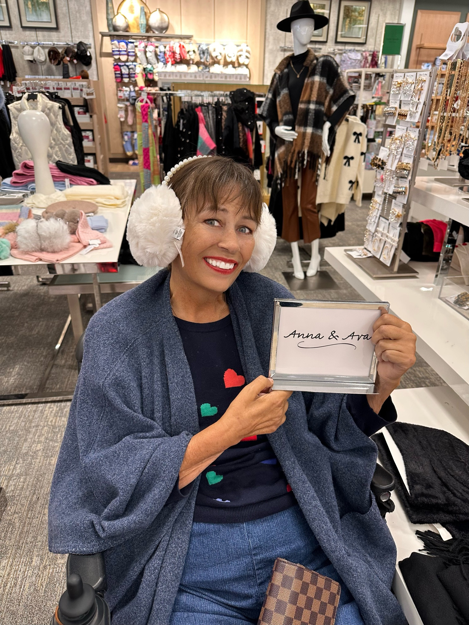 The Anna and Ava accessories @dillards are so beautiful, fun and cute. Love these earmuffs.

#Giftsforher
#earmuffs

#LTKGiftGuide