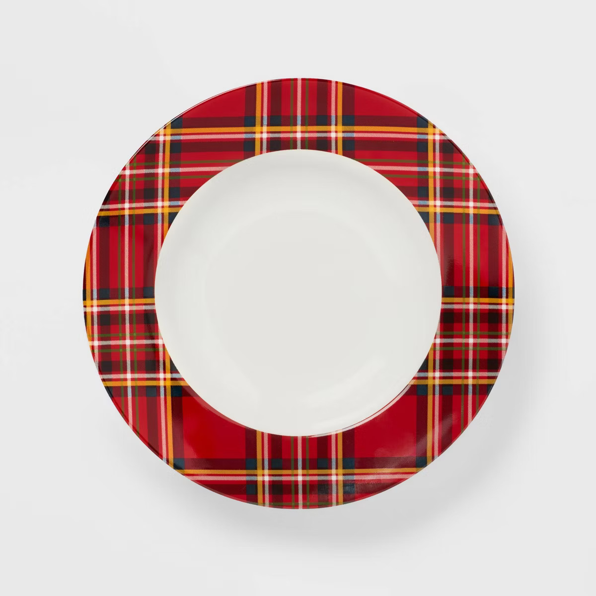 16oz 4pk Porcelain Plaid Dinner Bowls - Threshold™ | Target