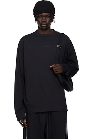 Black Classic Fit Long Sleeve T-shirt | SSENSE