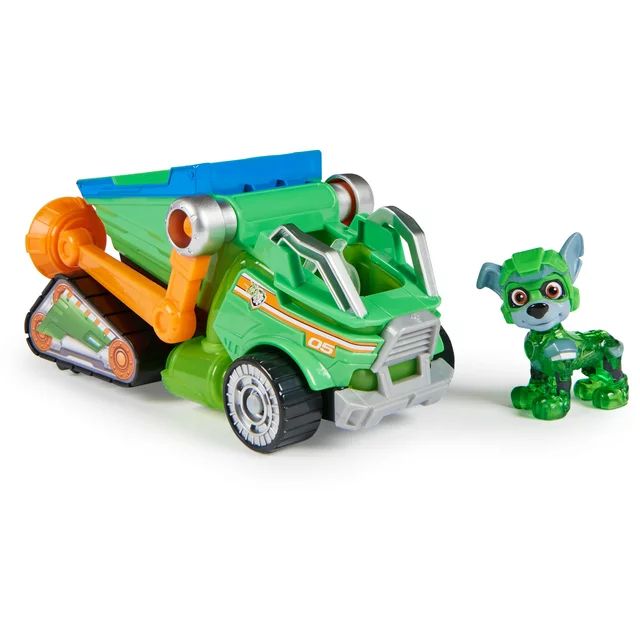 PAW Patrol: The Mighty Movie, Recycler Truck with Lights, Sounds & Rocky Figure, Ages 3+ | Walmart (US)
