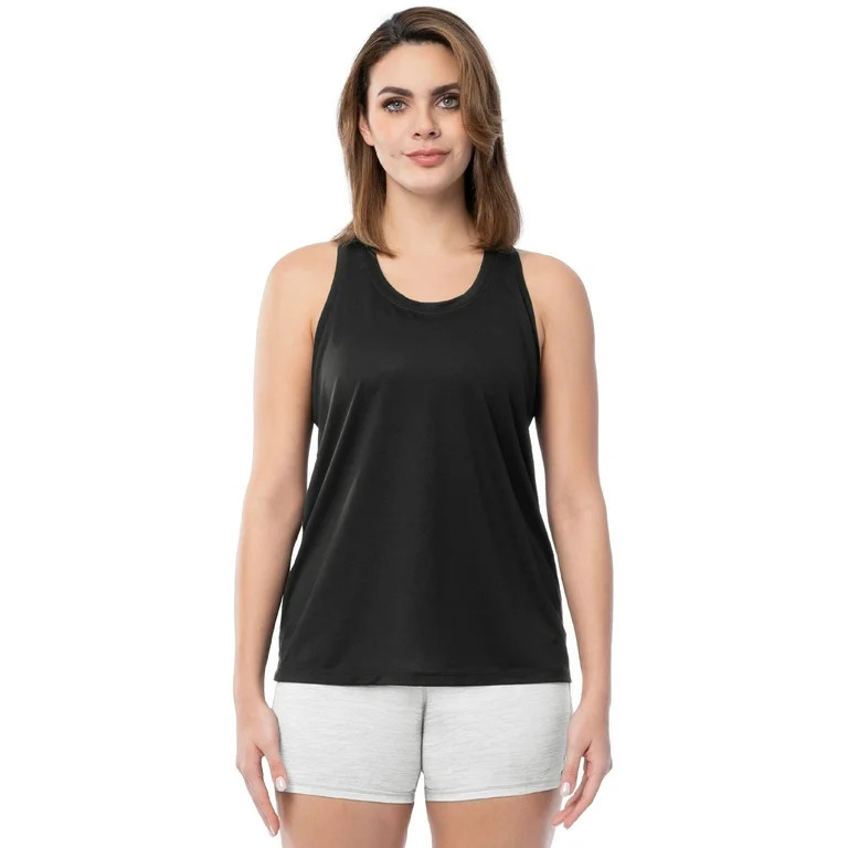 Athletic Works Women's Core Active Texture Knit Racerback Tank Top, size XS-XXXL | Walmart (US)