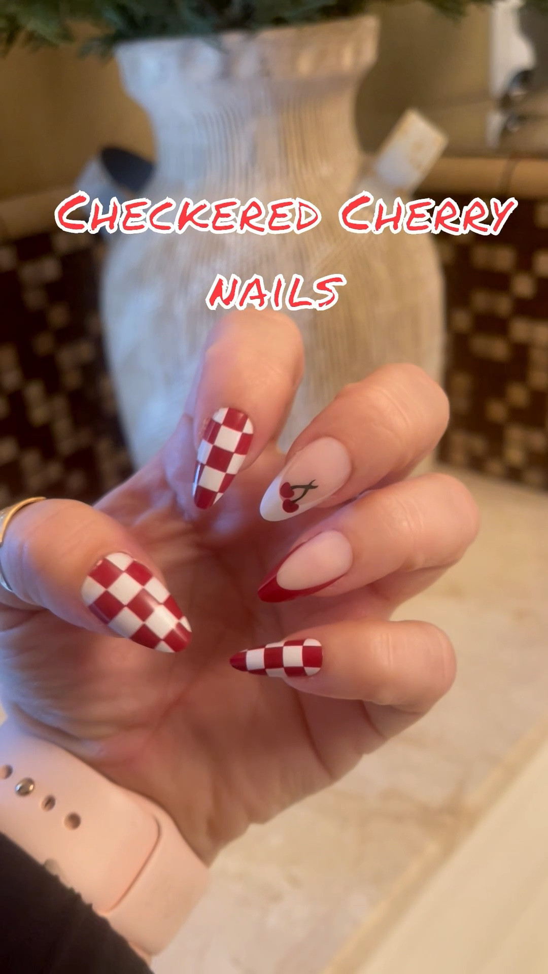 The most perfect checkered cherry nails around! 🍒

#LTKBeauty #LTKSeasonal #LTKHoliday
