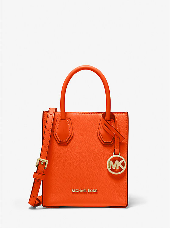 Mercer Extra-Small Pebbled Leather Crossbody Bag | Michael Kors US