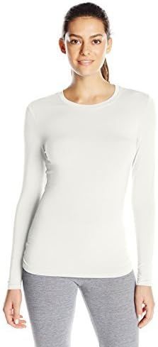 Cuddl Duds Women's Softwear with Stretch Long Sleeve Crew Neck Top | Amazon (US)