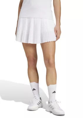 adidas Women's Club Pleated Skirt, White, Small | Belk