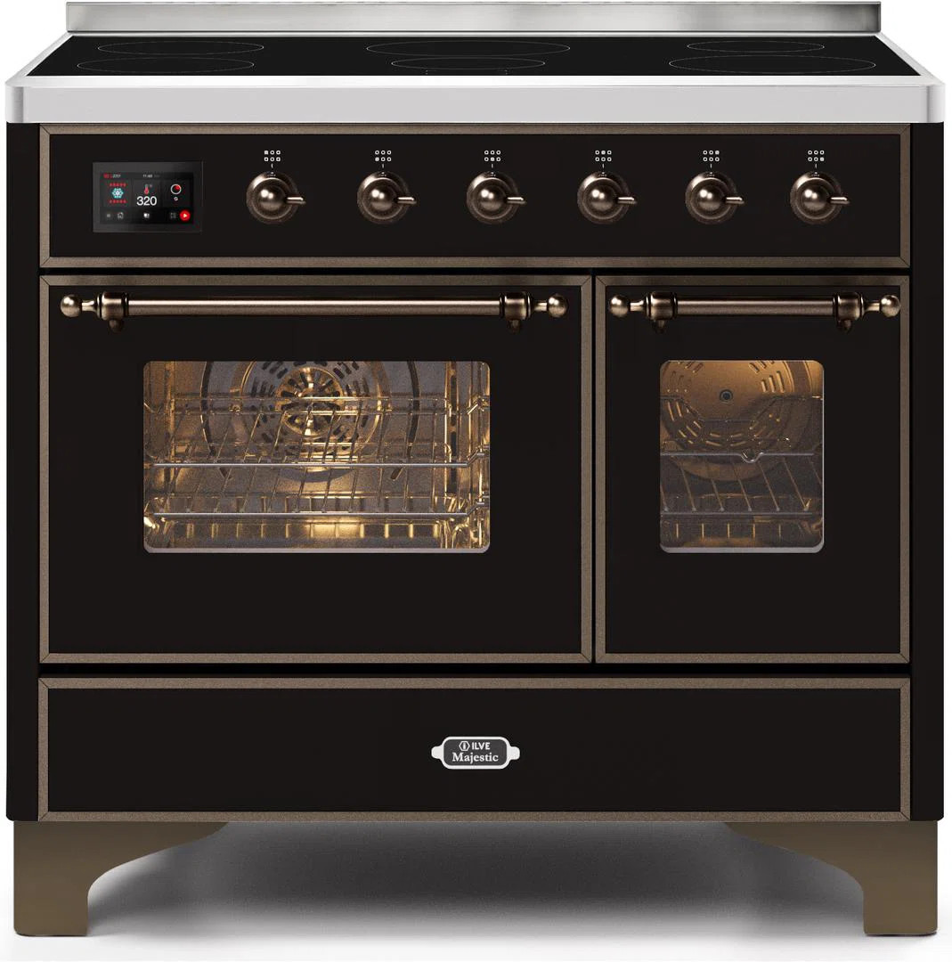 ILVE Majestic II Series 40 inch Induction Range with 6 Induction Elements (Glass Door) UMDI10NS3B... | Wayfair North America