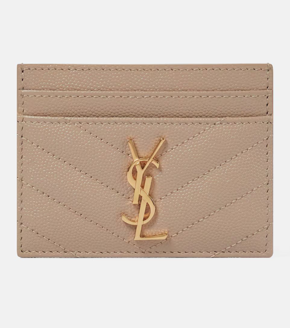 Monogram leather card holder | Mytheresa (US/CA)