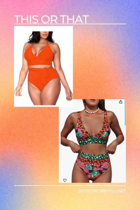 Orange or mixed print? 😻 #amazonfinds #plussizeswim #plusfashion

#LTKFestival #LTKSeasonal #LTKswim