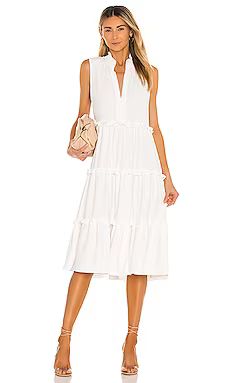 Amanda Uprichard Wilma Dress in Ivory from Revolve.com | Revolve Clothing (Global)