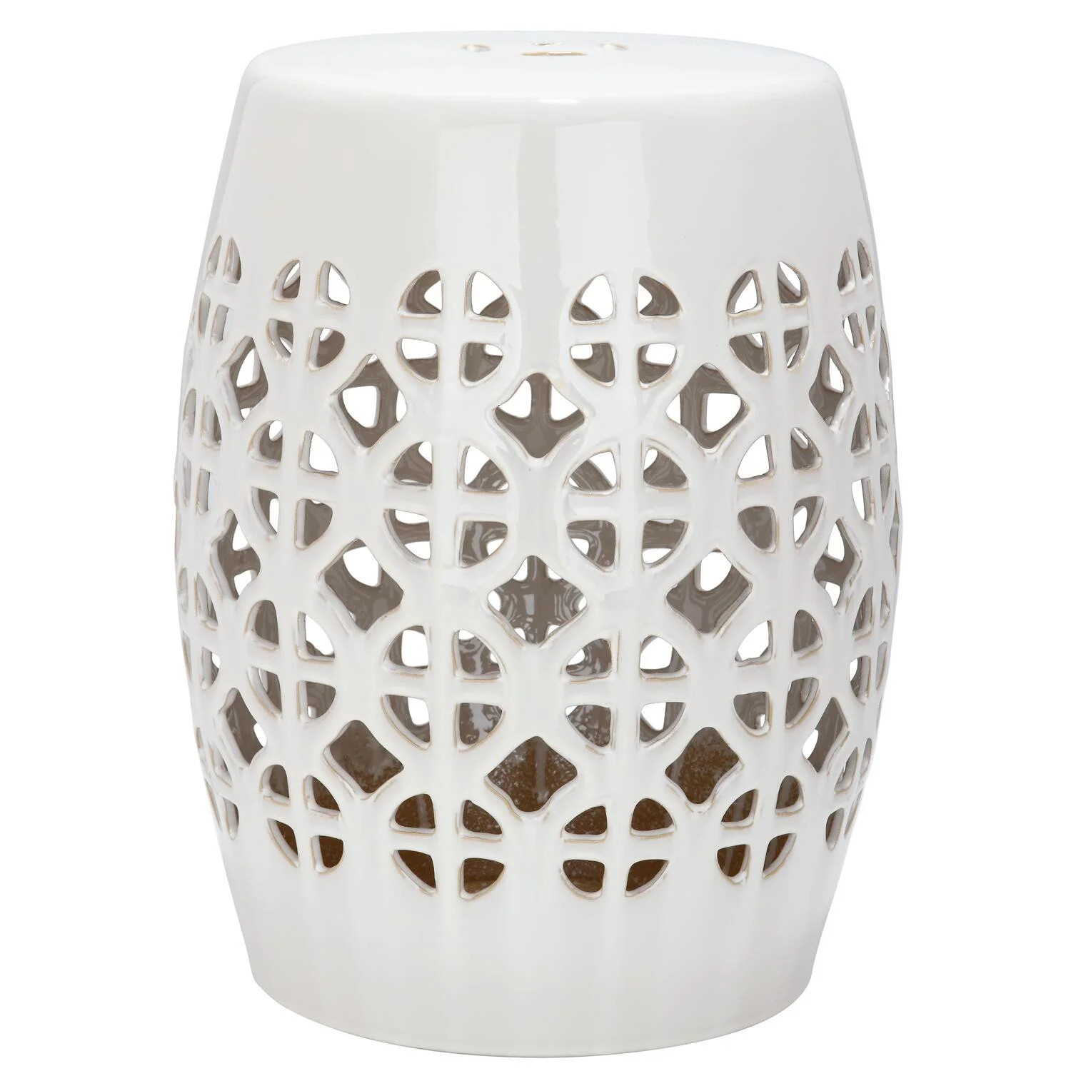 Safavieh Circle Lattice Garden Stool-Finish:Cream | Walmart (US)