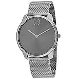 Movado Men's Swiss Quartz Watch with Stainless Steel Strap, Grey, 21 (Model: 3600599) | Amazon (US)