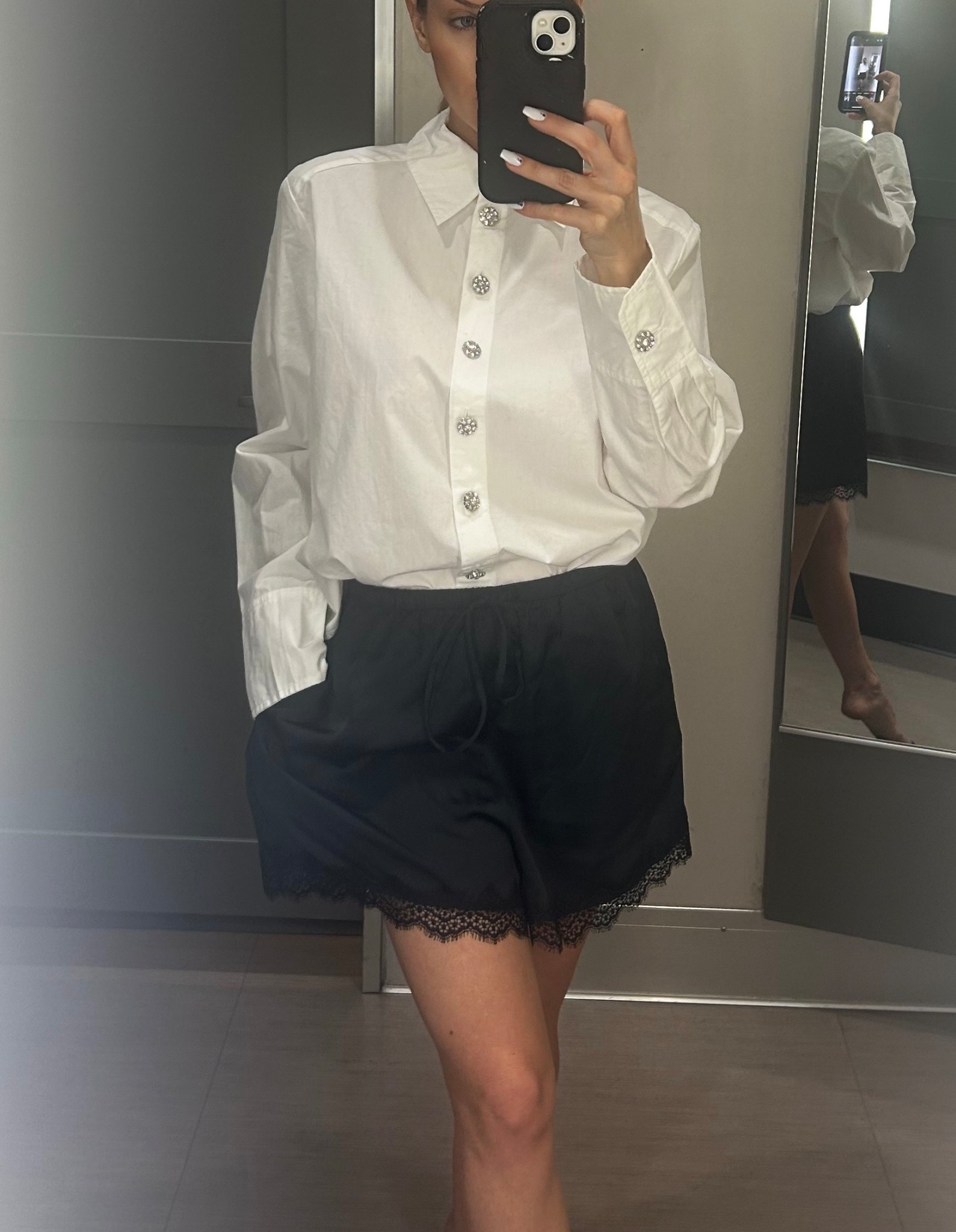I love when classic pieces have unexpected details.
The embellished buttons on this crisp white shirt elevate the look, while lace-trim shorts keep it relaxed and feminine.

#LTKFindsUnder50 #LTKootd #LTKmomlife