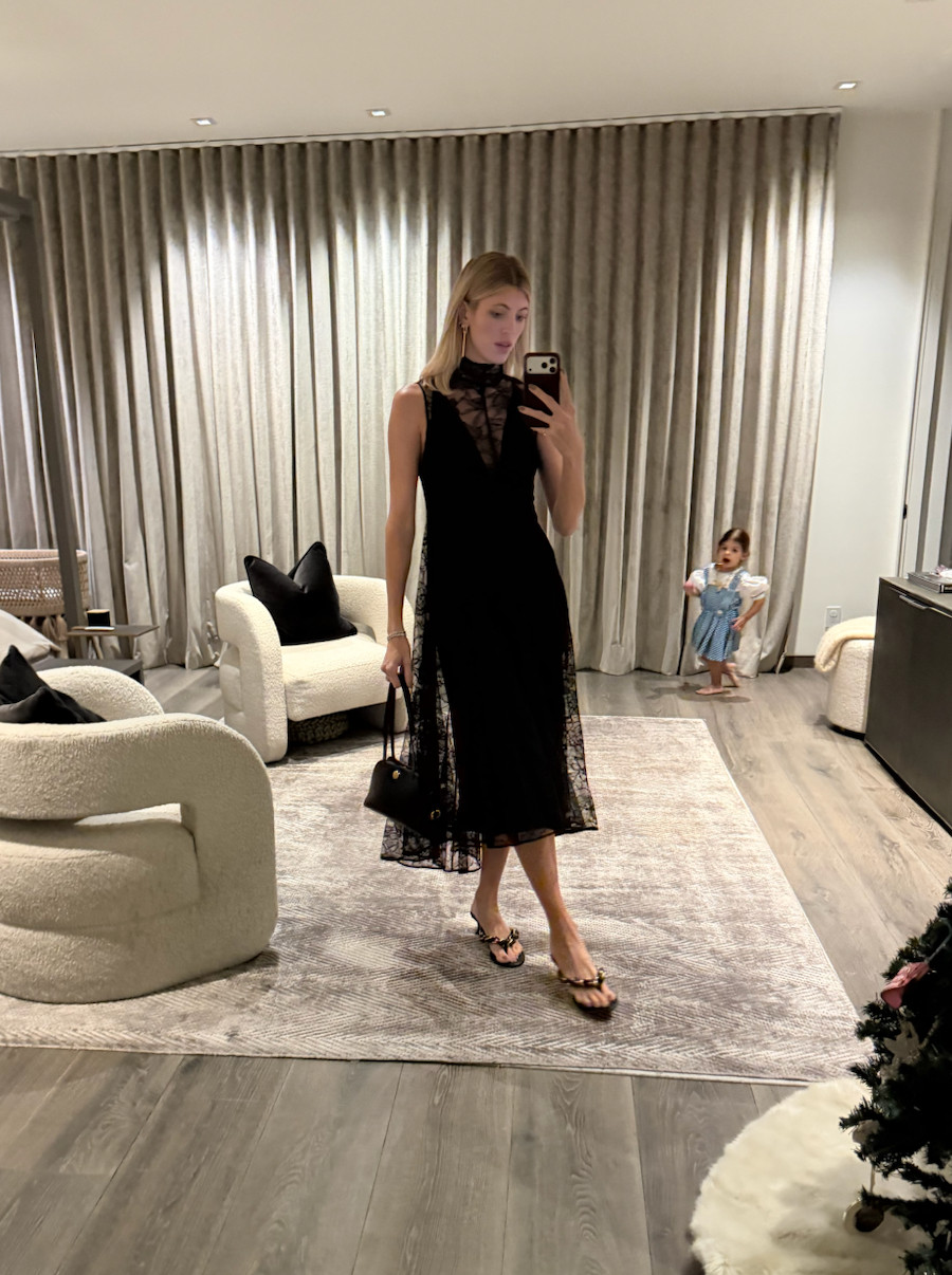 Night out in Miami 🖤 My dress is currently on sale and available in 3 colors! 

 #LTKgrwm #LTKootd