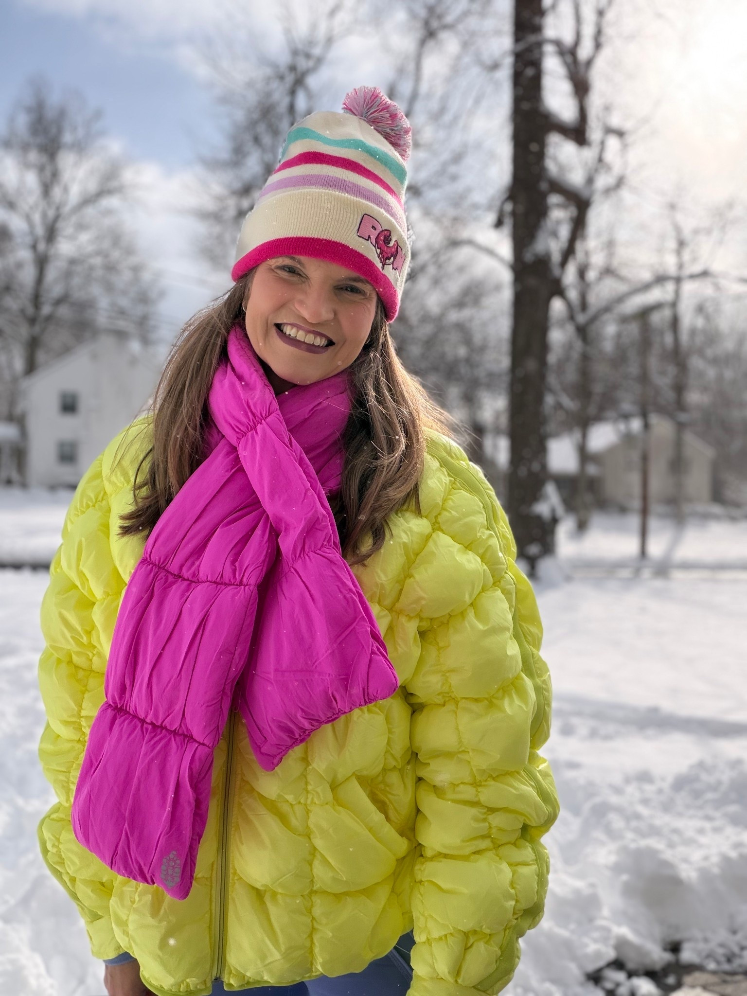 Snuggly and bright this snow day. ❄️   From the ~10 mile long run to chasing the kids around in the snow, this winter outfit ran quite the gamut! 

Since, we’ve been watching holiday movies, making chili and staying indoors  

#LTKdayinmylife #LTKmomlife #LTKootd