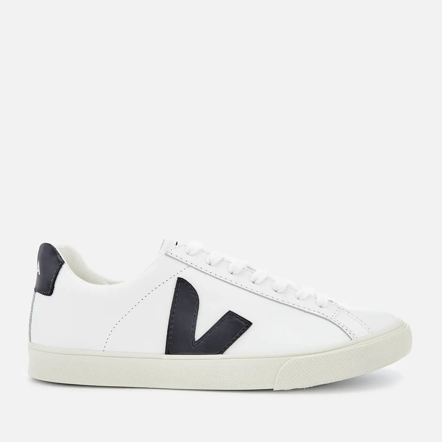 Veja Women's Esplar Leather Trainers - Extra White/Black | Allsole (Global)