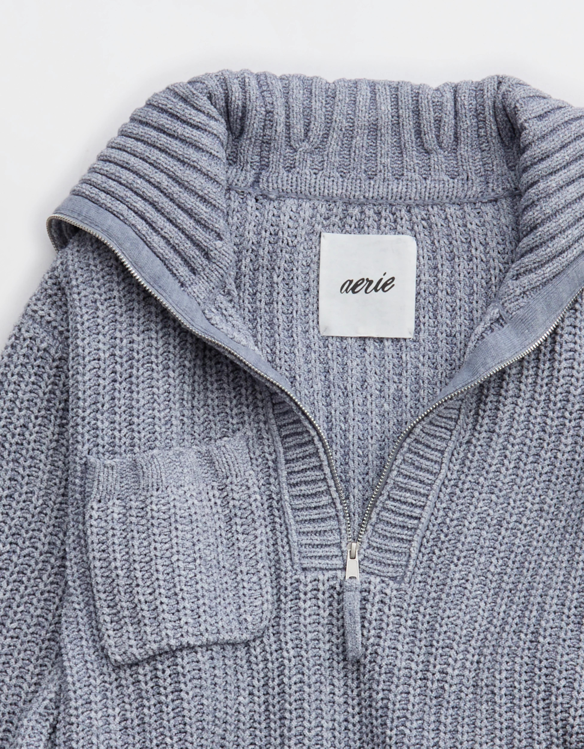 Aerie So Nostalgic Quarter Zip Sweater | Aerie