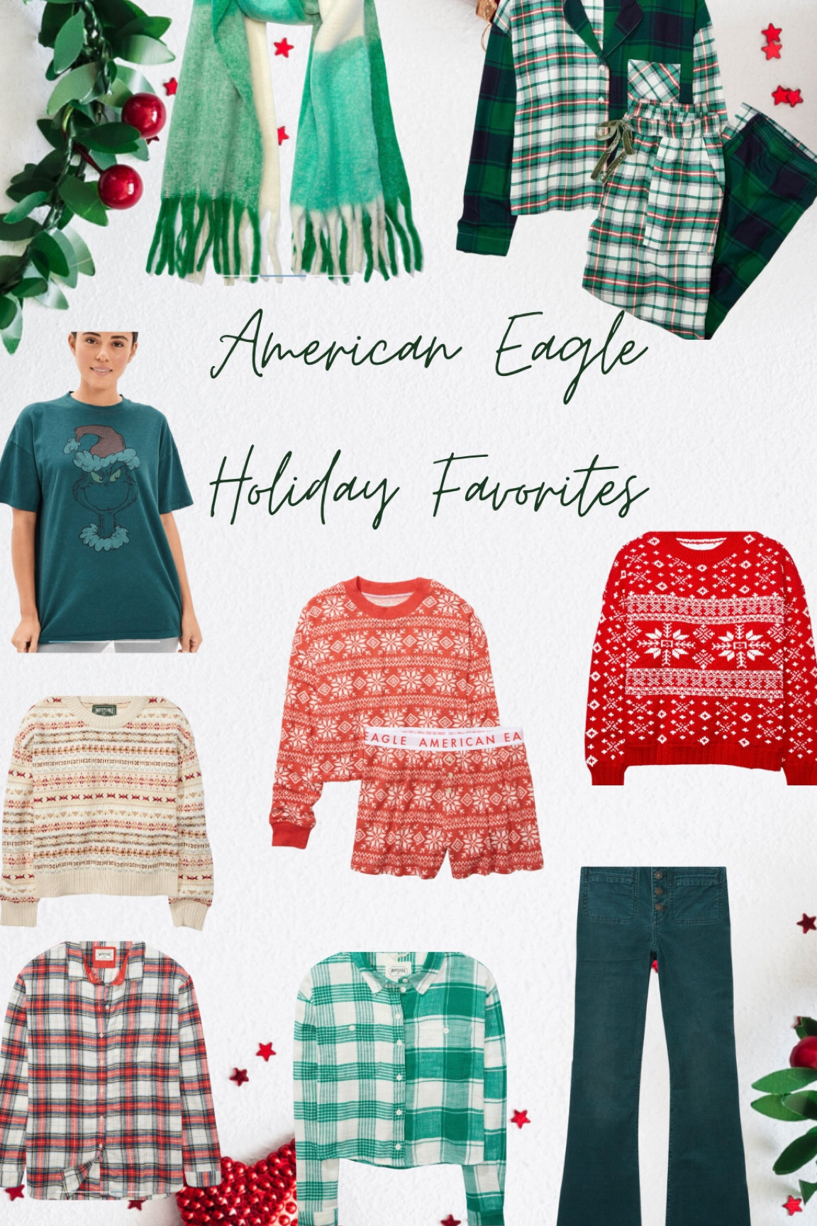 My American Eagle holiday favorites!

#LTKHoliday #LTKSeasonal
