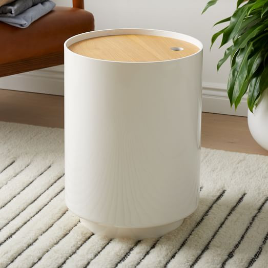 Jasper Wood Lidded Baskets | West Elm (US)
