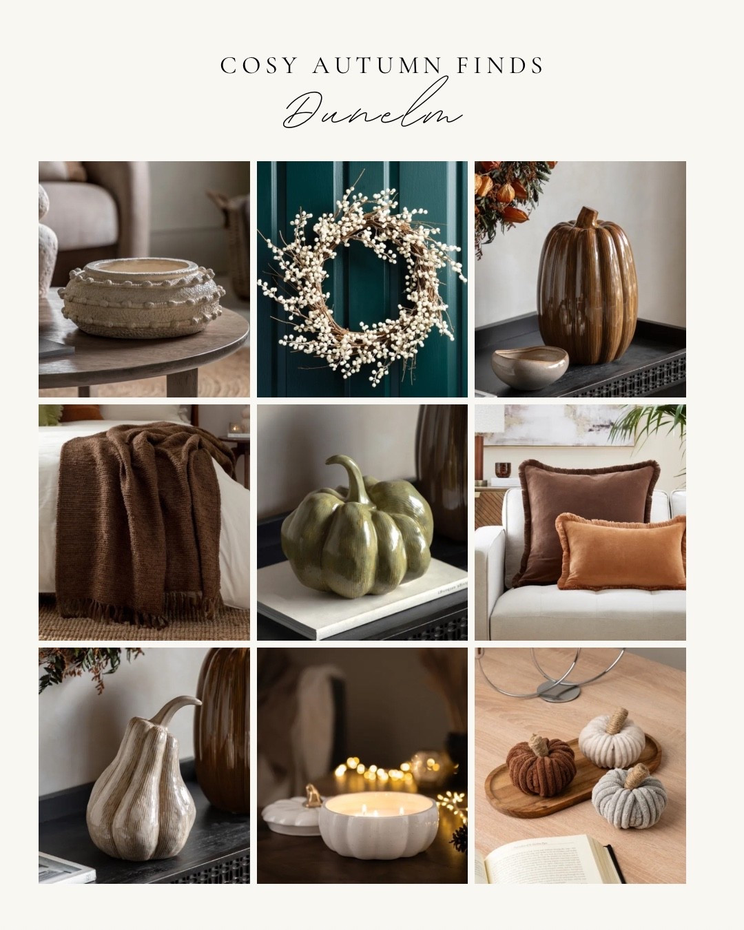 Cosy autumn finds from Dunelm 🤎

#LTKhome #LTKuk #LTKautumn