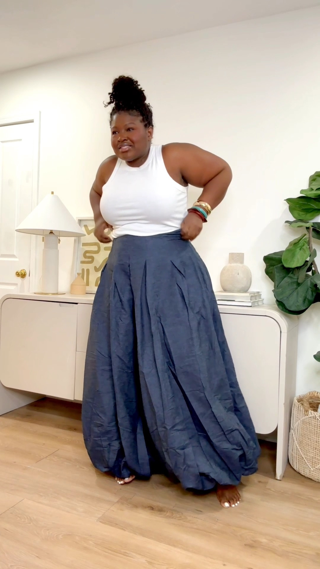 New Haul -the pants I’m wearing are 16. They are from a small black own brand called MOT the label I also linked a similar option from Eloquii and I typically get a size 18. I’m wearing the floral dress in a size XXL ￼

#LTKootd #LTKSaleAlert #LTKSeasonal
