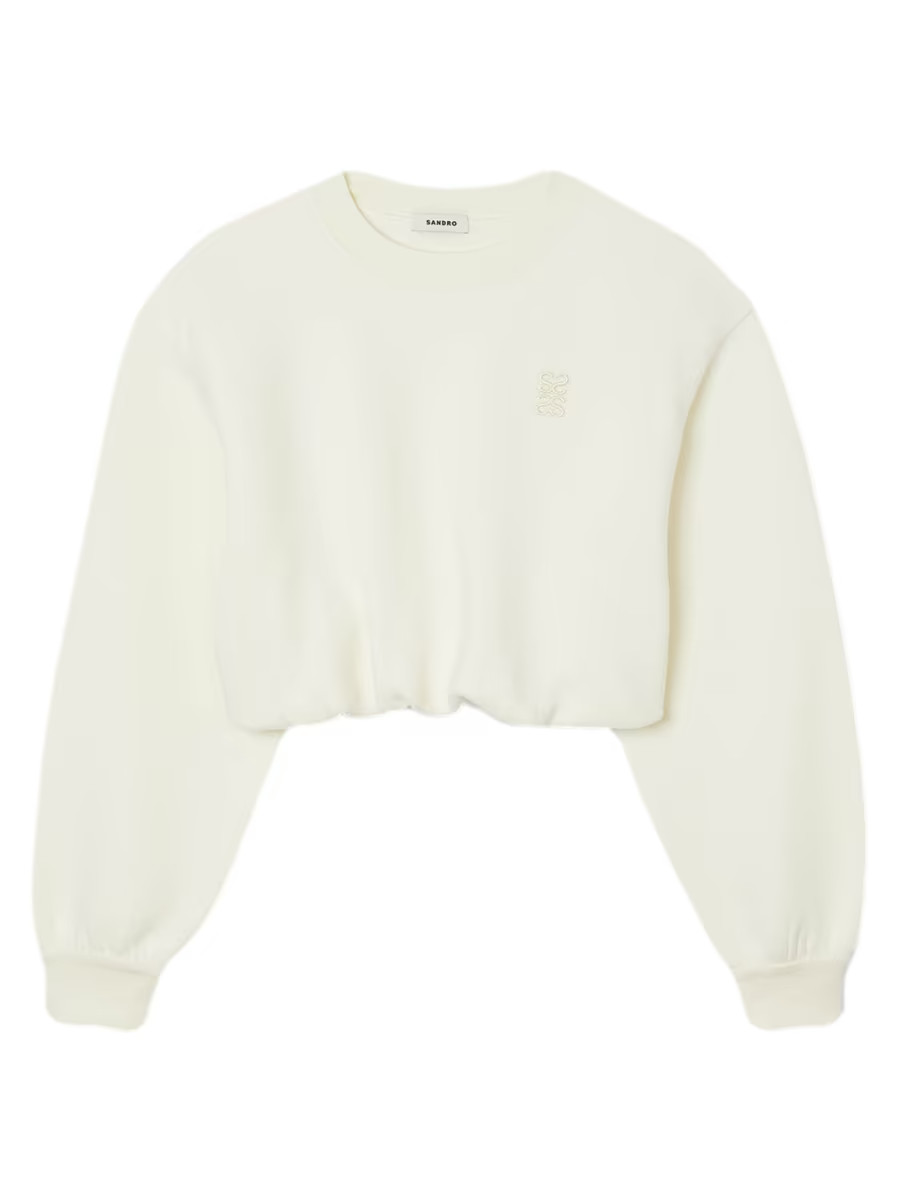 Cropped Sweatshirt | Saks Fifth Avenue