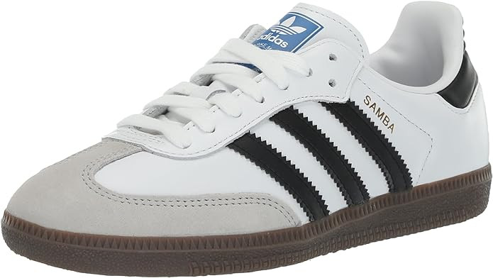 adidas Samba OG Womens White Energy Ink Gum Size | Amazon (US)