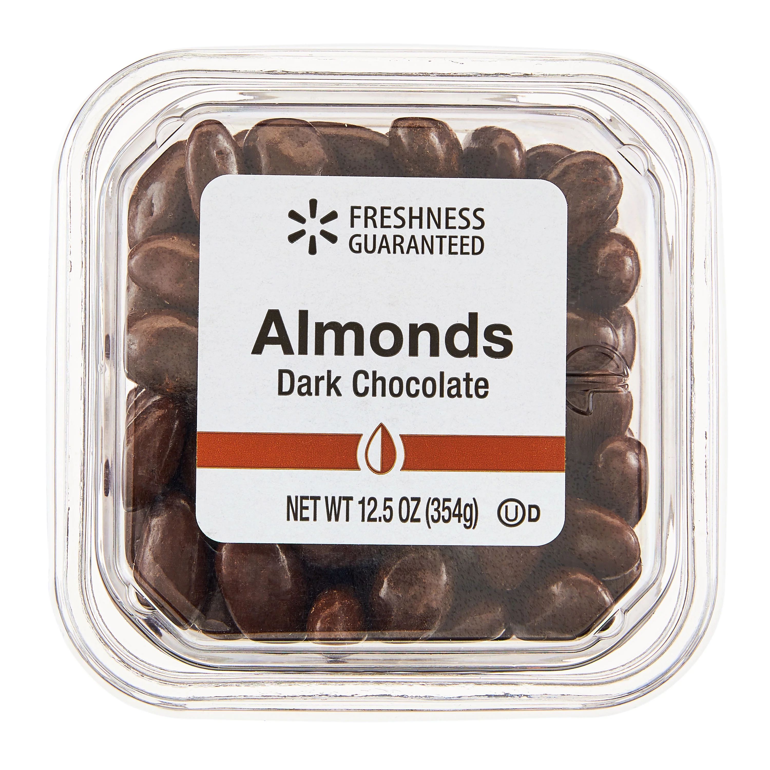 Freshness Guaranteed Dark Chocolate Almonds, 12.5 oz | Walmart (US)
