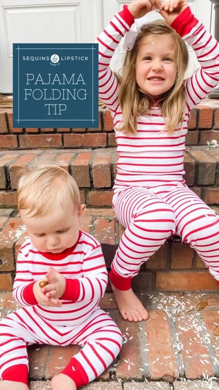 Mom hack alert! How to easily folder your kid’s pajamas so they’re drawer stays organized. Red striped pajamas are on major sale! 25% off lake pajamas through Nov 28th. 

Christmas pajamas, Stripe pajamas, pajamas sale 

#LTKHoliday #LTKfamily #LTKkids