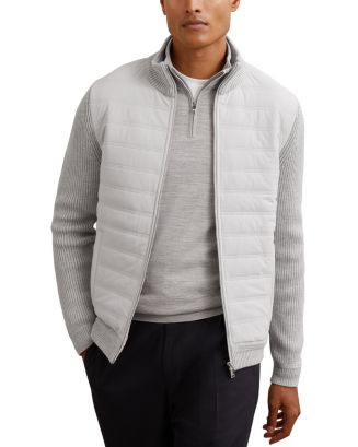 Townsend Long Sleeved Zip Through Funnel Quilted Jacket | Bloomingdale's (US)