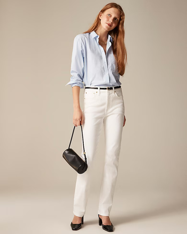 High-rise straight jean in 1996 semi-stretch | J. Crew US