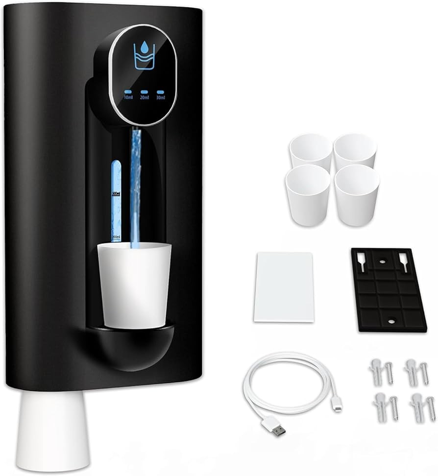 DAILOU Automatic Mouthwash Dispenser for Bathroom,540mL(18.26 Oz), Wash Mouth Container Display S... | Amazon (US)