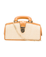 Made In Italy Raffia Padded Handle Doctor Bag | Handbags | Marshalls | Marshalls
