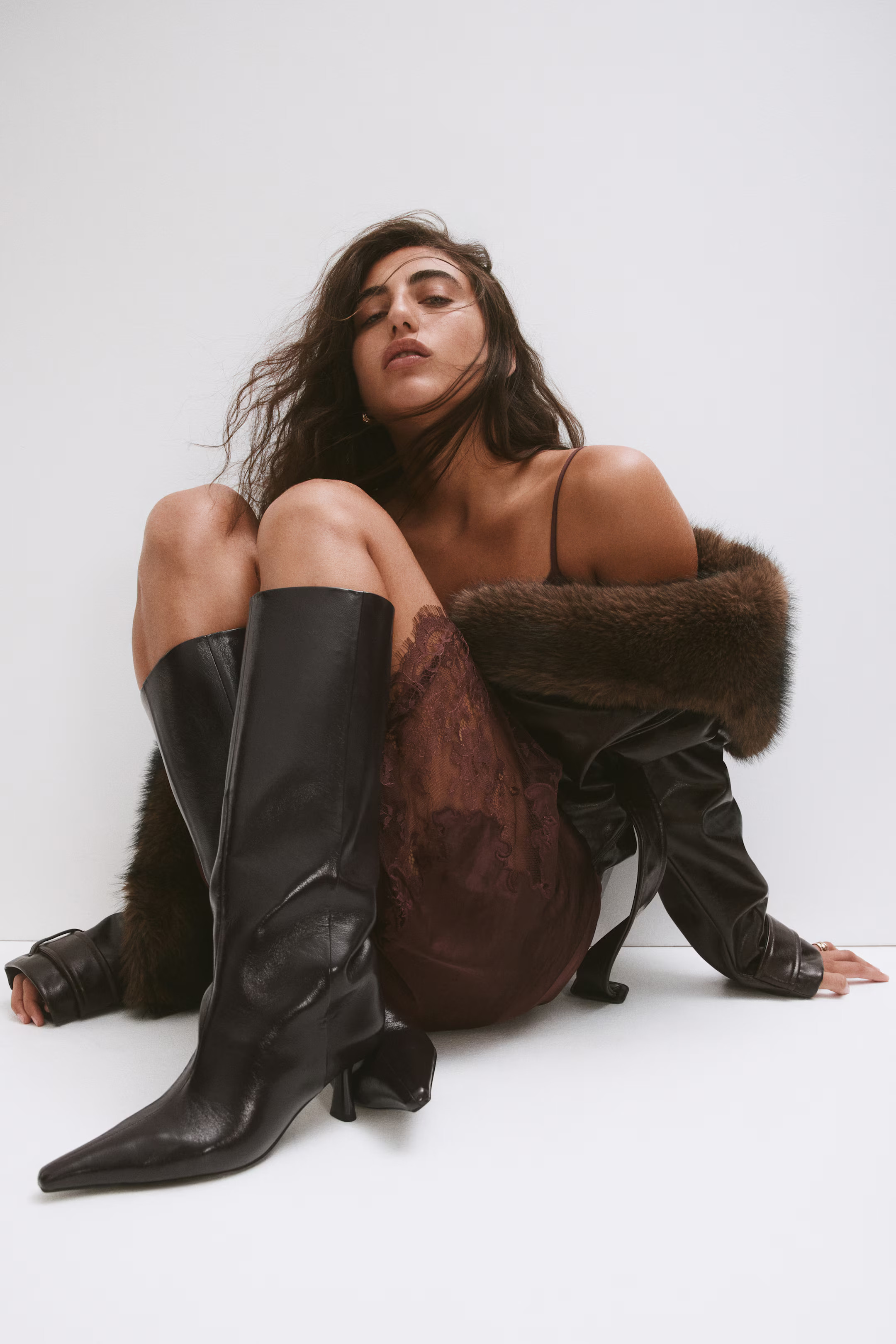 Knee-High Boots - Dark brown - Ladies | H&M US | H&M (US + CA)