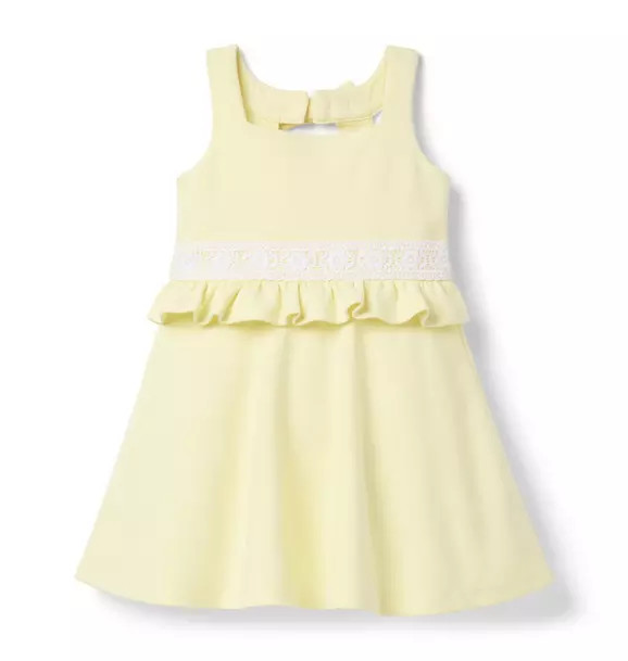 Ponte Bow Back Dress | Janie and Jack