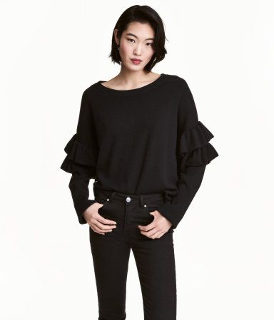 H&M Sweater with Ruffles $34.99 | H&M (US)