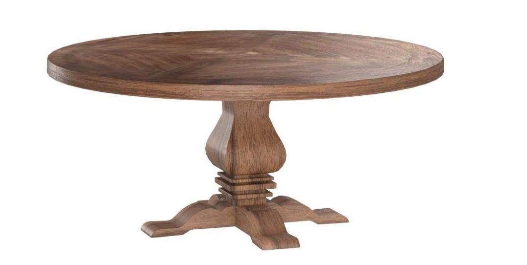 Donny Osmond Home Coaster Furniture Florence Round Pedestal Dining Table Rustic 180200 | Amazon (US)