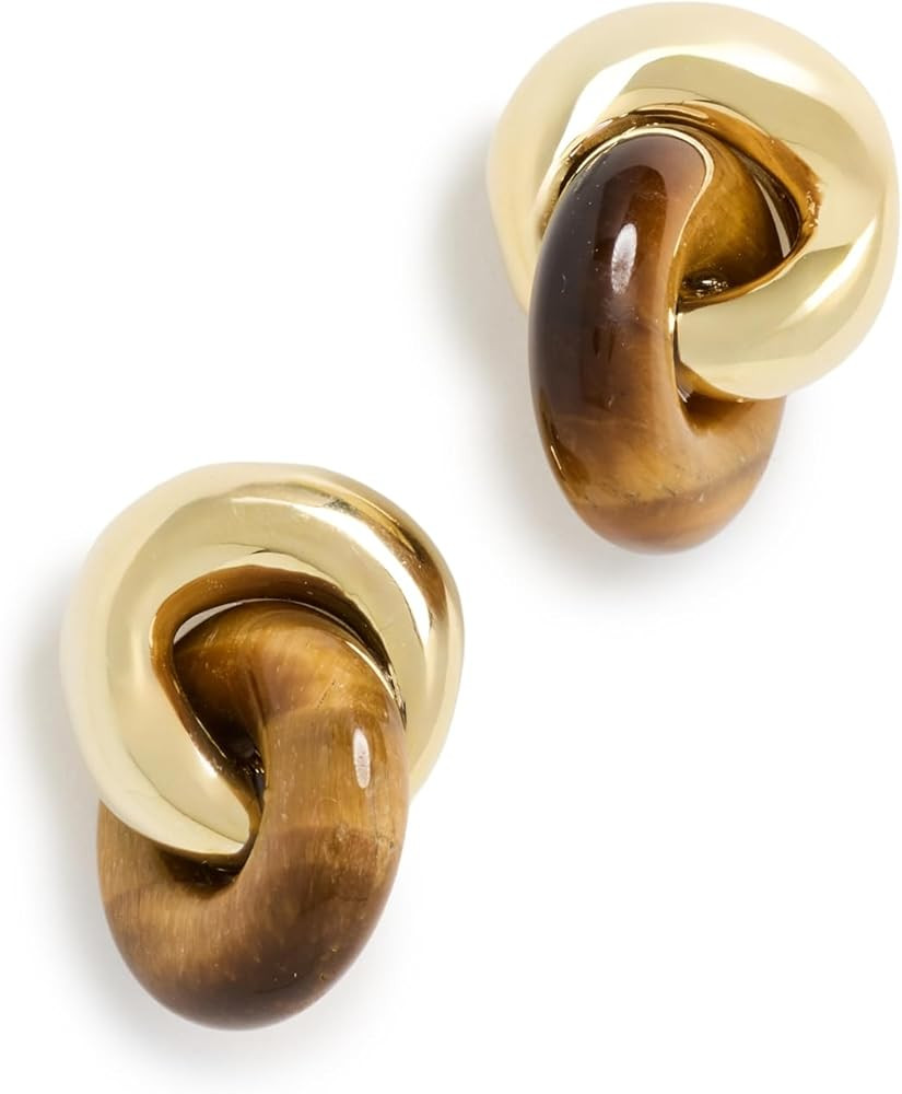 SHASHI Women's Supernova Studs, Gold/Tortoise, One Size | Amazon (US)