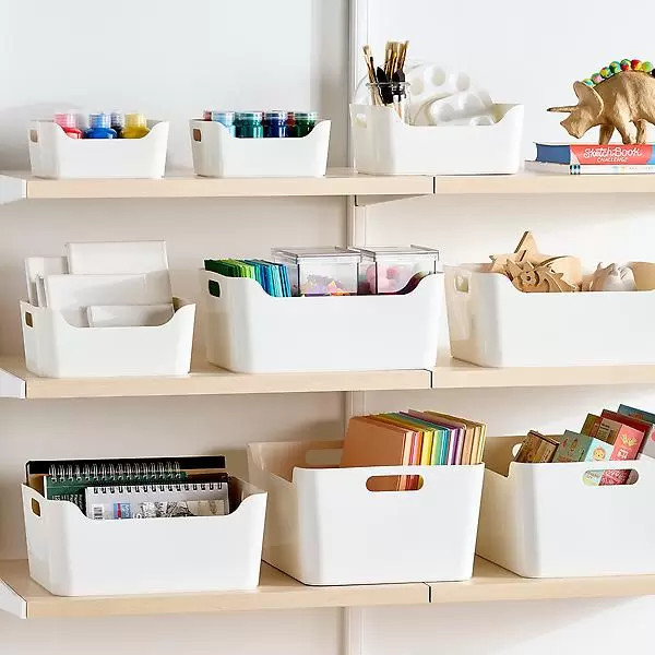 Plastic Storage Bins with Handles | The Container Store