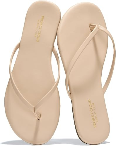 Project Cloud Flip Flops for Women Memory Foam Flats Sandals (Foundations) | Lightweight and Dura... | Amazon (US)