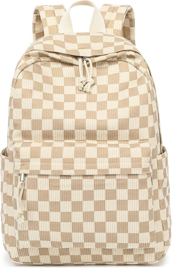 Bluboon Backpack for School Girls Backpack Cute Corduroy Bookbag Kids Backpack Laptop Backpack Gi... | Amazon (US)