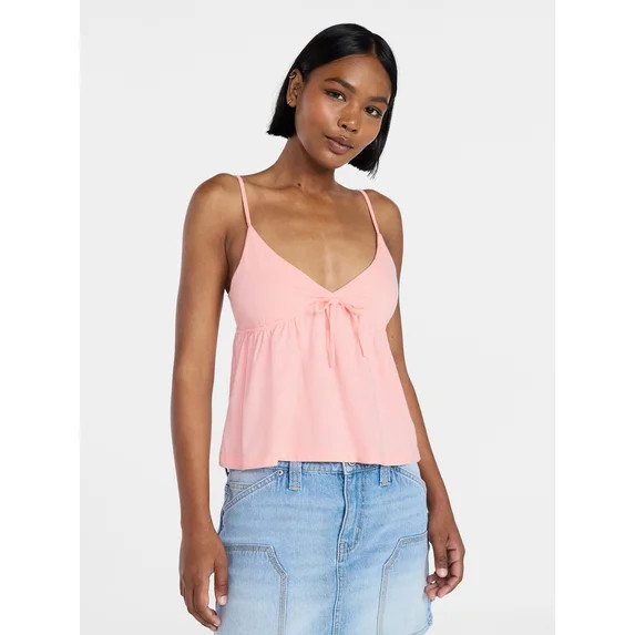 No Boundaries Babydoll Cami Top, Women's XXS-XXL | Walmart (US)