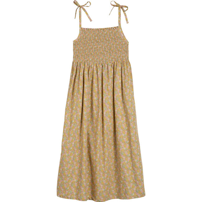 Women's Rosalie Dress, Yellow Ditsy Floral | Maisonette