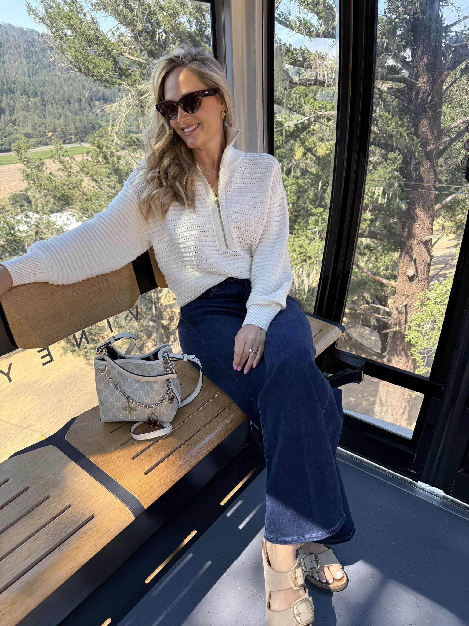 Cozy NSale outfit I love!!!!! Lightweight sweater. Wearing small. Perfect wide leg denim 
Nordstrom anniversary sale 

#LTKFindsUnder100 #LTKOver40 #LTKSaleAlert