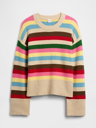 CashSoft Relaxed Crewneck Tunic Sweater | Gap Factory