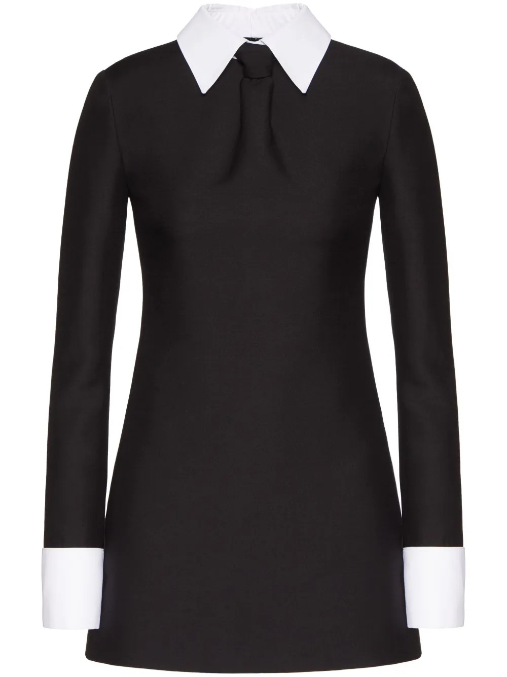 Valentino Garavani Vestido Corto Crepe Couture - Farfetch | Farfetch Global