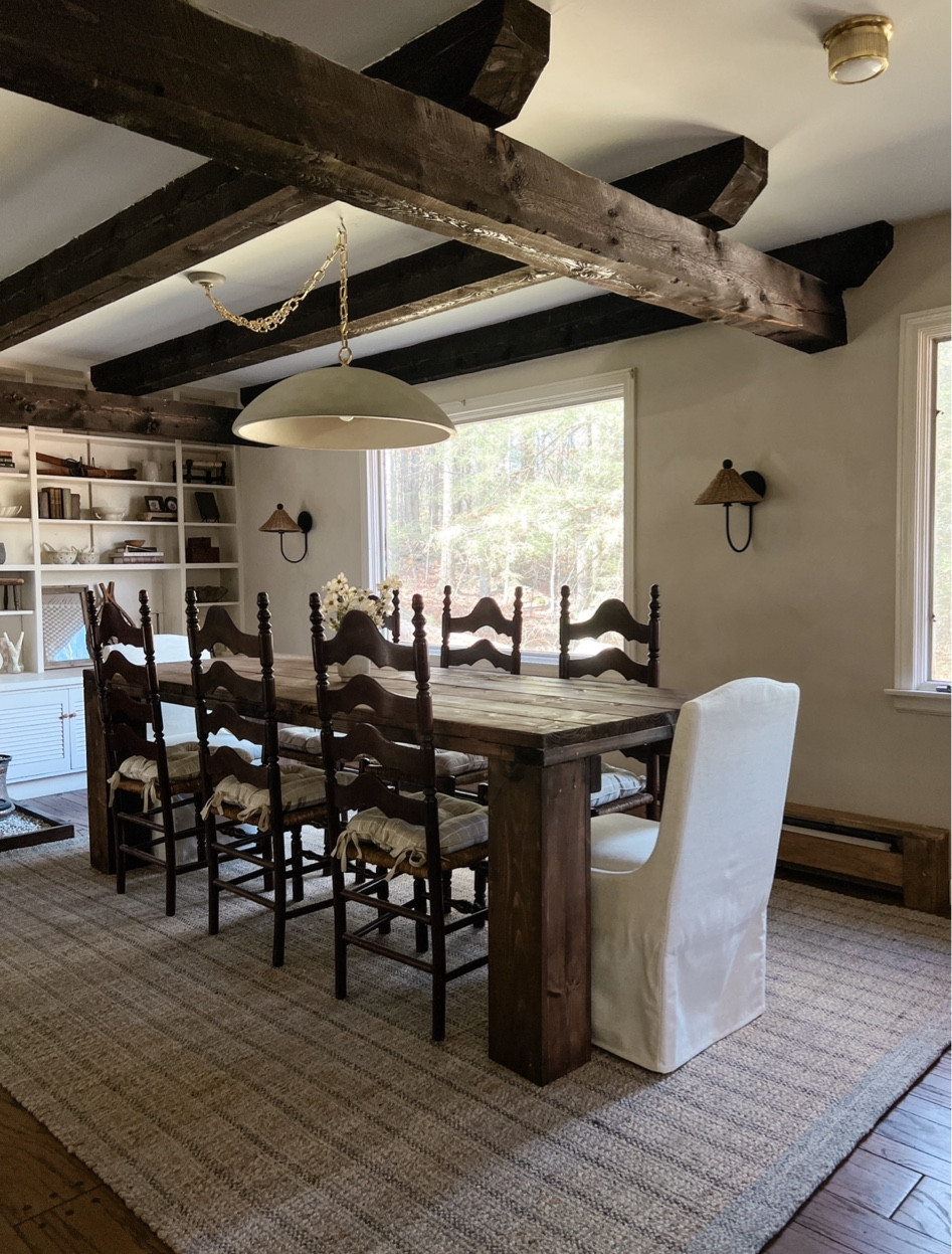 Cozy vibes at the cabin thanks to @rugs_direct and @lightopia_ #lightopiapartner 

We recently gave our dining room at the cabin a little face lift by replacing the old light fixtures and the rug and we are loving it! These pieces give a modern touch while helping us to uphold the cabins natural vintage charm. 

Comment SHOP and I’ll send you the links to shop everything we used in this dining room upgrade! 

#RugsDirectStyle #RDLStyle  #mylightopia #diningroom #interiordesign #homedecor 

#LTKHome