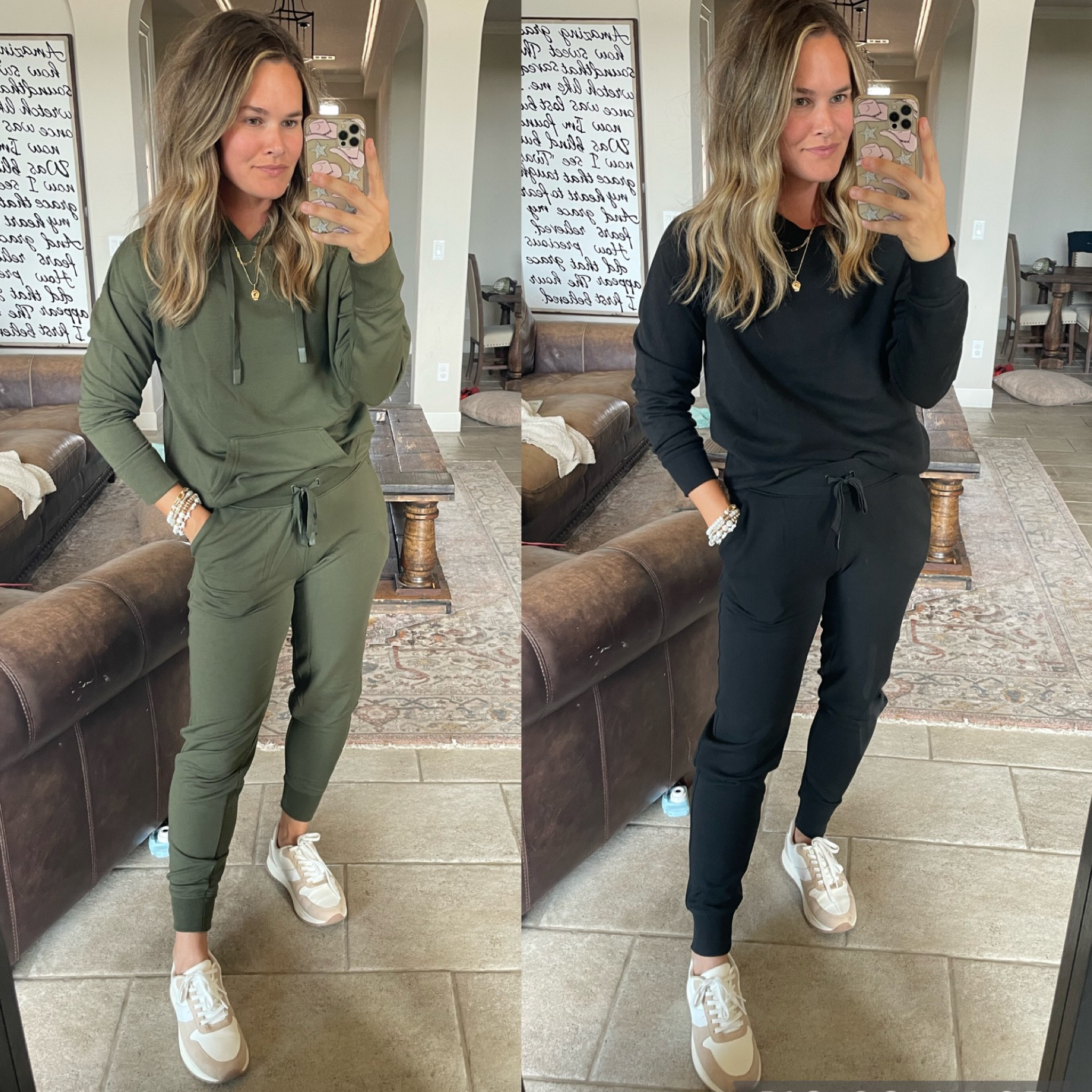 #walmartpartner. I love these finds from @walmart true sizing in all I am in a small. Mix and match where on their own. These are so good! ✨ 
.
#iywyk #walmart #walmartfinds #walmartfashion #casualstyle #casualfashion #loungesets #loungewear #momstyle

#LTKover40 #LTKfindsunder50 #LTKsalealert