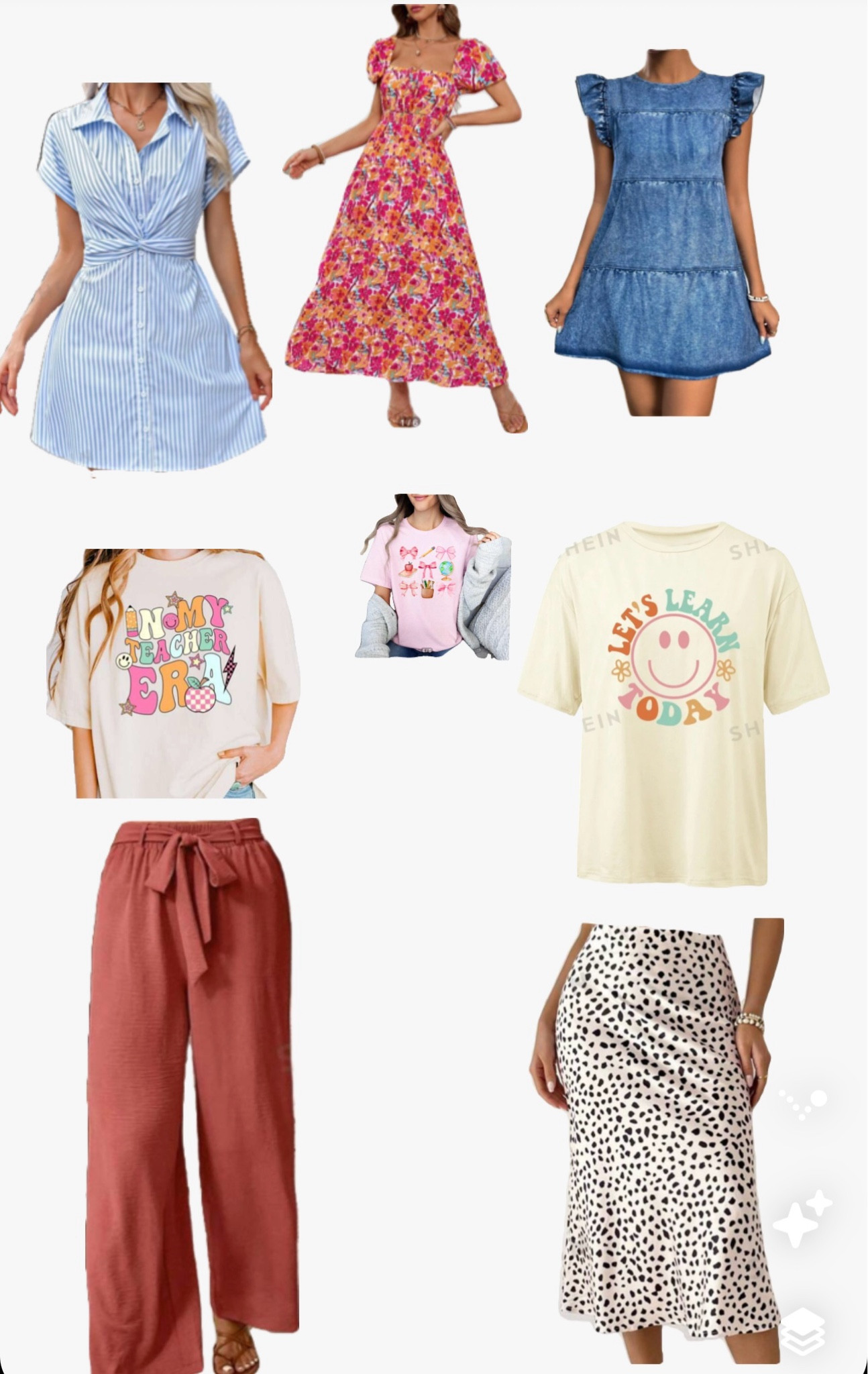 Teacher outfits off of shein #shein #teacheroutfits #teacherdress #teacherskirt