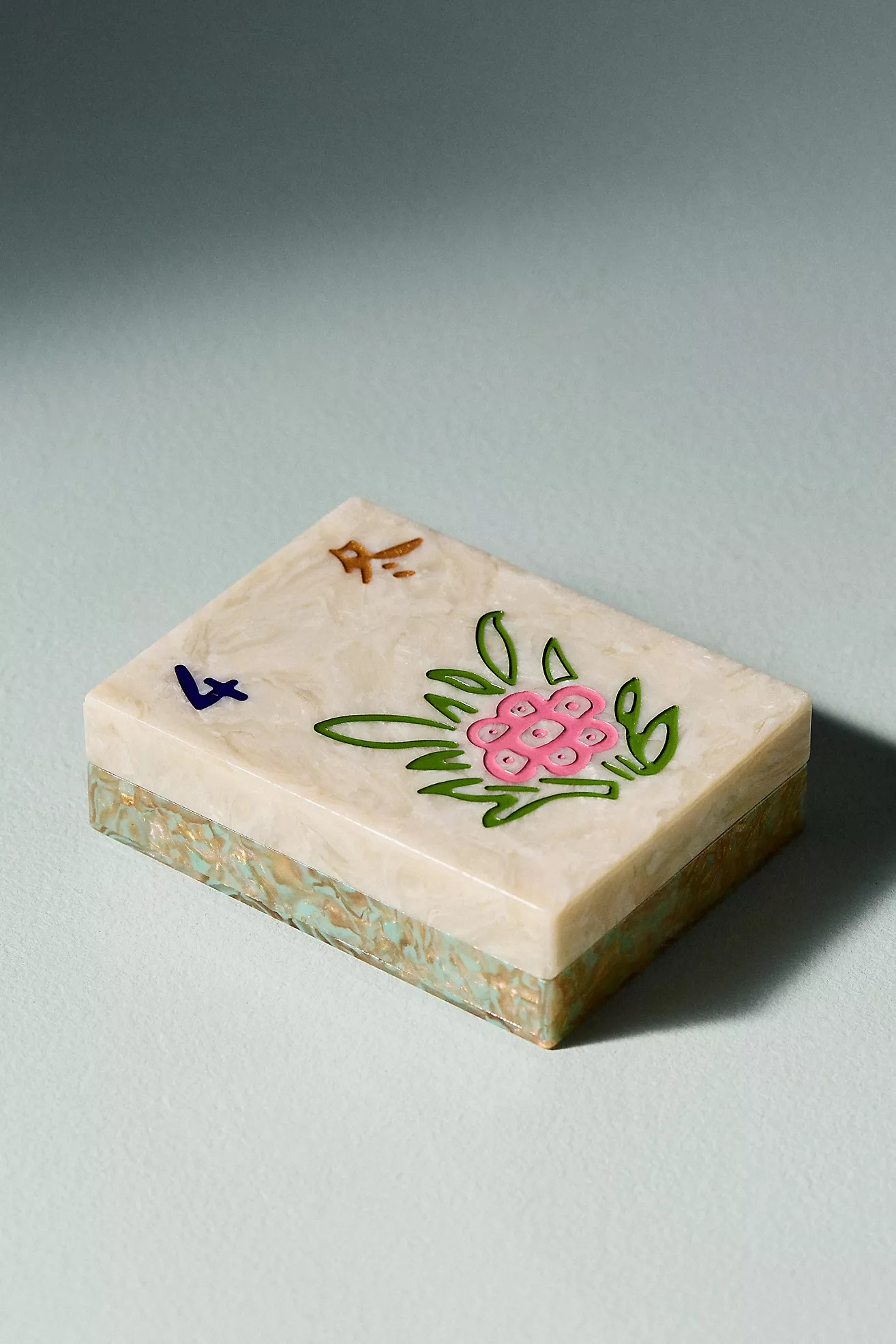 Solar Eclipse Hand-Painted Lidded Trinket Box | Anthropologie (US)